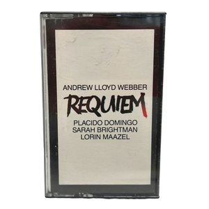 Requiem Andrew Lloyd Webber Cassette Tape 1985 Placido Domingo Lorin Maazel